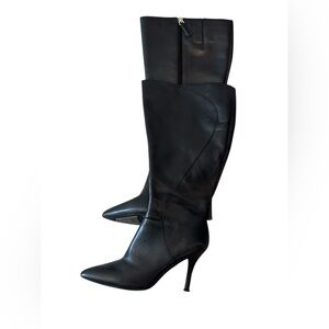 Elegant Black Knee-High Women's Boots 9